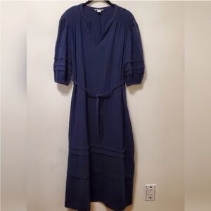 Elegant Navy Blue Women's Dress